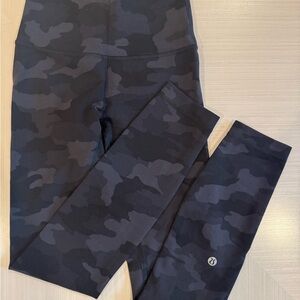 Lululemon Athletica Black and Gray Leggings